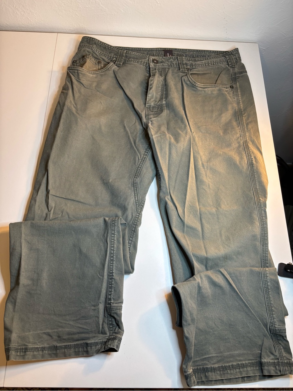 PrAna Men's 36x32 Green Jeans